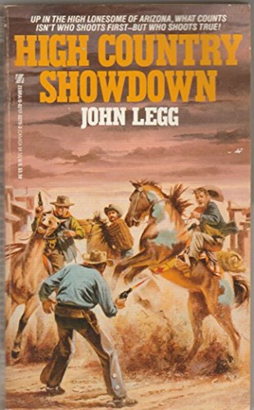Book cover for "High Country Showdown" by John Legg