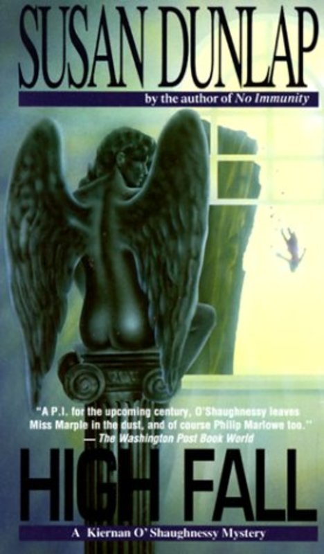 Book cover for "High Fall" by Susan Dunlap