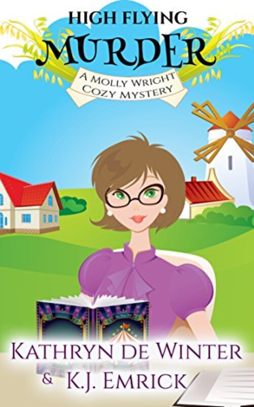 Book cover for "High Flying Murder" by KJ Emrick