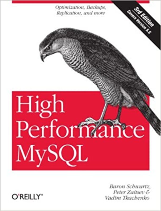 Book cover for "High Performance MySQL" by Baron Schwartz