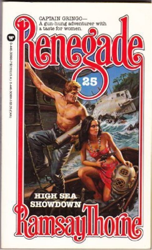 Book cover for "High Sea Showdown" by Lou Cameron