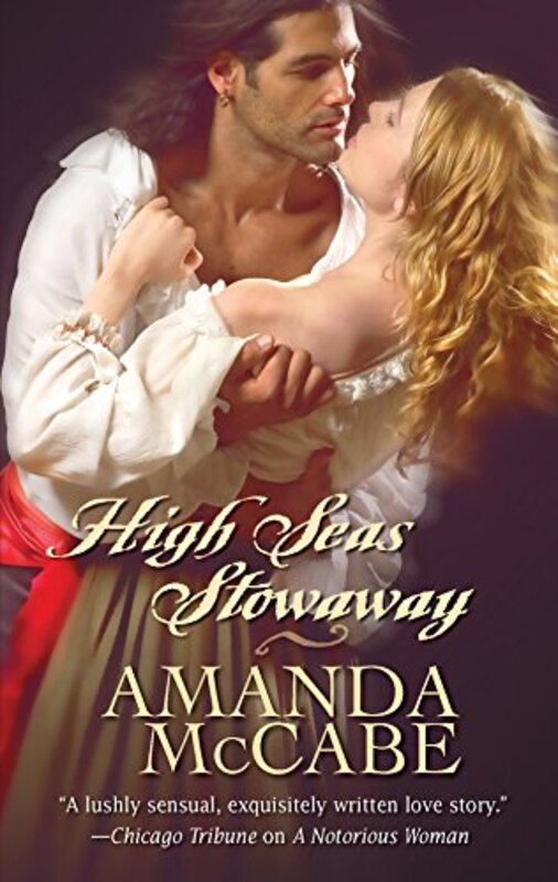Book cover for "High Seas Stowaway" by Amanda McCabe