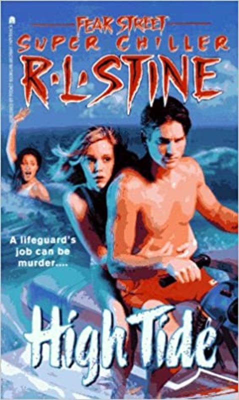 Book cover for "High Tide" by R.L. Stine