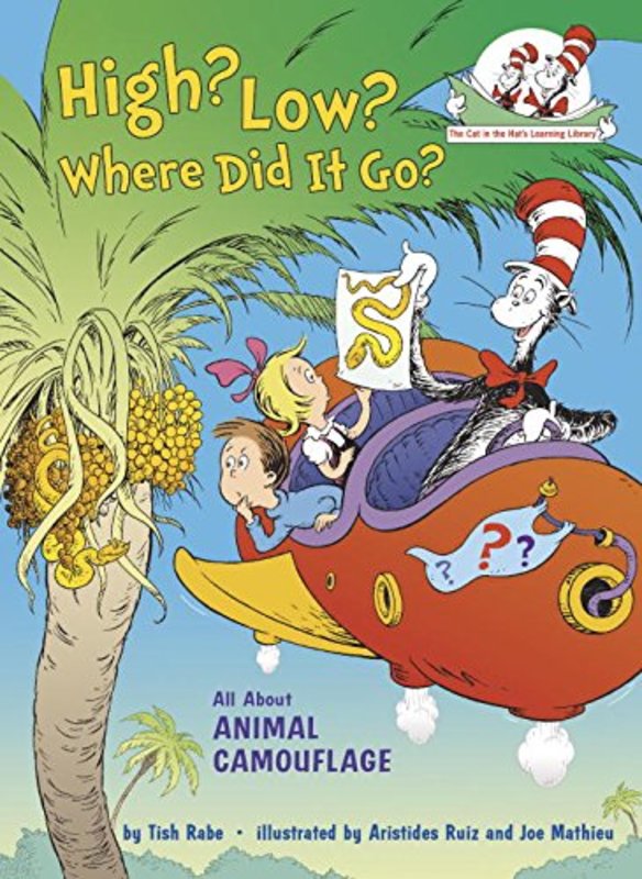 Book cover for "High? Low? Where Did It Go?" by Tish Rabe