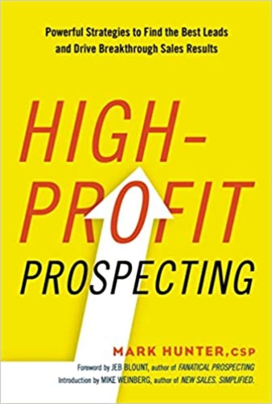 Book cover for "High-Profit Prospecting" by Mark Hunter