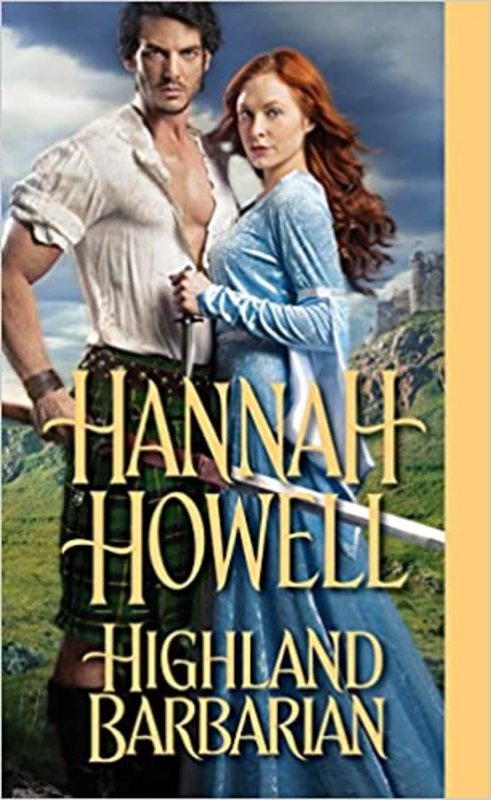 Book cover for "Highland Barbarian" by Hannah Howell