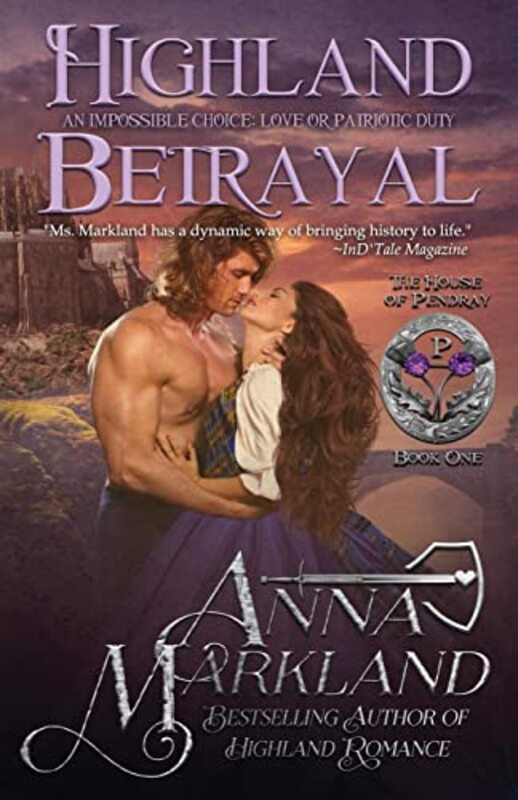 Book cover for "Highland Betrayal" by Anna Markland