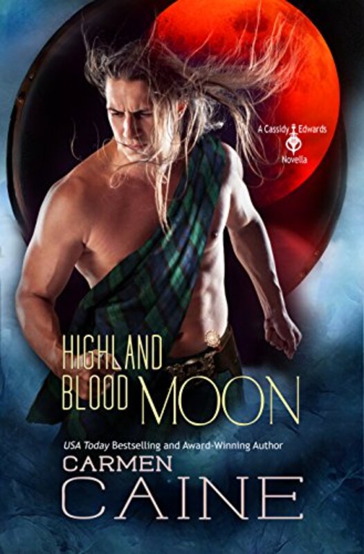 Book cover for "Highland Blood Moon" by Carmen Caine