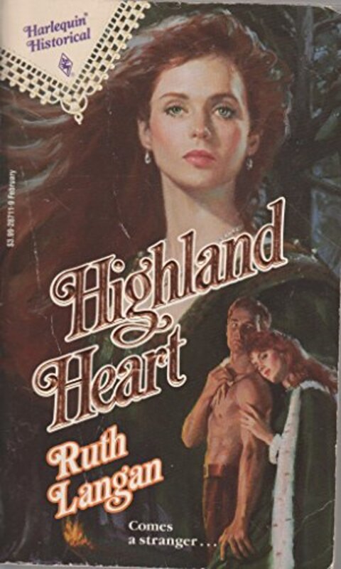 Book cover for "Highland Heart" by Ruth Langan
