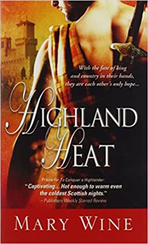 Book cover for "Highland Heat" by Mary Wine