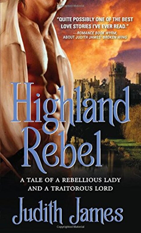 Book cover for "Highland Rebel" by Judith James