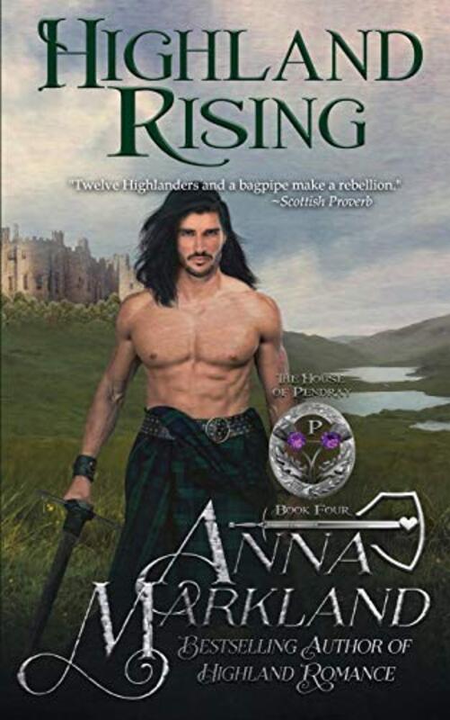 Book cover for "Highland Rising" by Anna Markland