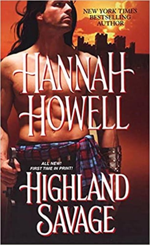 Book cover for "Highland Savage" by Hannah Howell