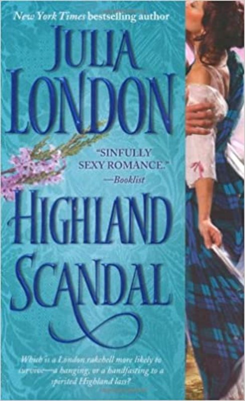 Book cover for "Highland Scandal" by Julia London