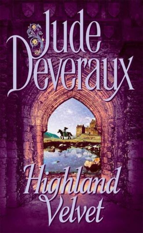 Book cover for "Highland Velvet" by Jude Deveraux