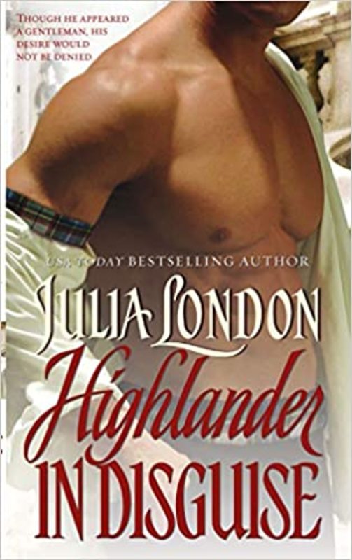 Book cover for "Highlander in Disguise" by Julia London