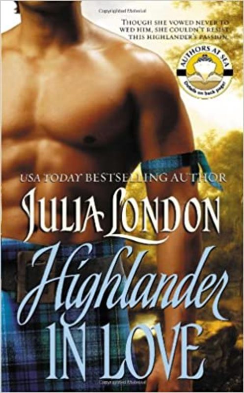 Book cover for "Highlander in Love" by Julia London