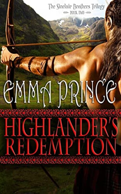 Book cover for "Highlander's Redemption" by Emma Prince