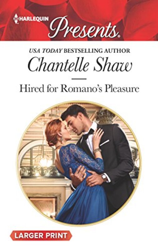 Book cover for "Hired for Romano's Pleasure" by Chantelle Shaw