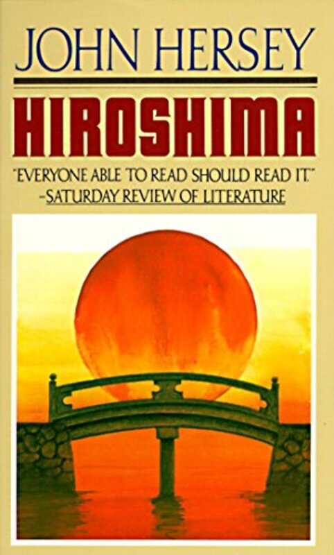 Book cover for "Hiroshima" by John Hersey