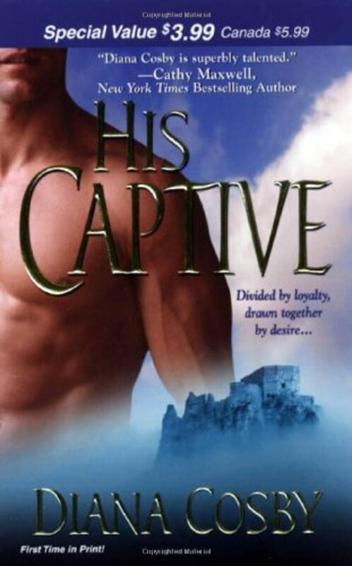Book cover for "His Captive" by Diana Cosby