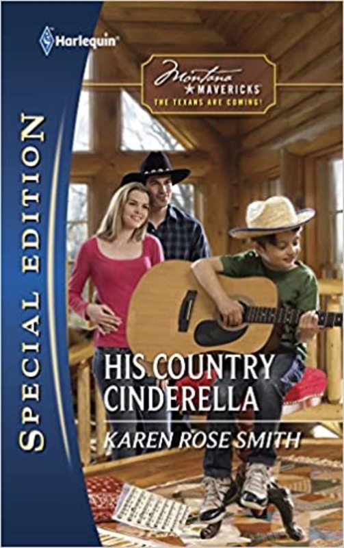 Book cover for "His Country Cinderella" by Karen Rose Smith
