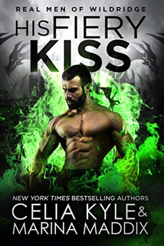 Book cover for "His Fiery Kiss" by Celia Kyle