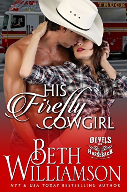 Book cover for "His Firefly Cowgirl" by Beth Williamson