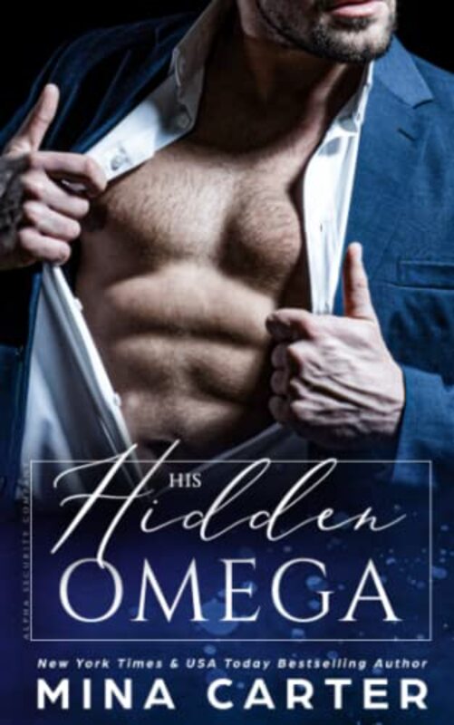 Book cover for "His Hidden Omega" by Mina Carter