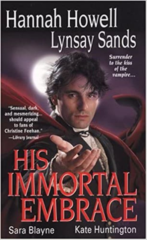 Book cover for "His Immortal Embrace" by Hannah Howell