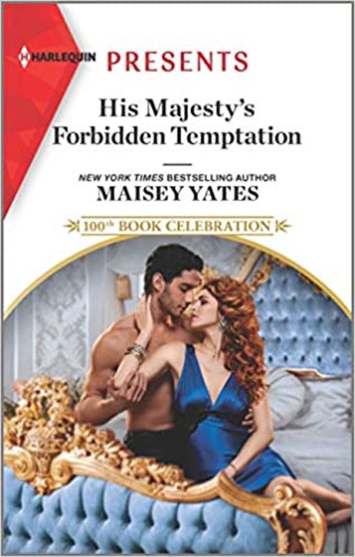 Book cover for "His Majesty's Forbidden Temptation" by Maisey Yates