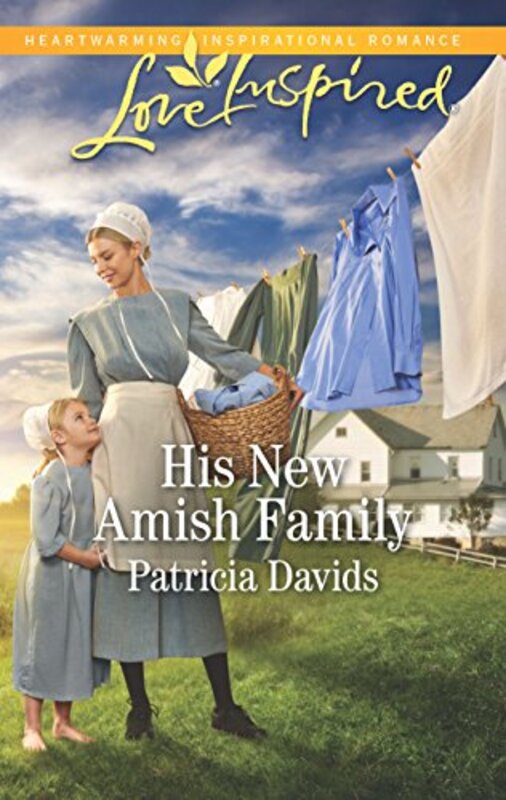 Book cover for "His New Amish Family" by Patricia Davids