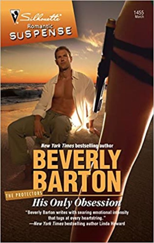 Book cover for "His Only Obsession" by Beverly Barton