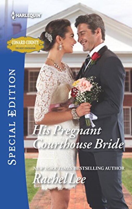 Book cover for "His Pregnant Courthouse Bride" by Rachel Lee