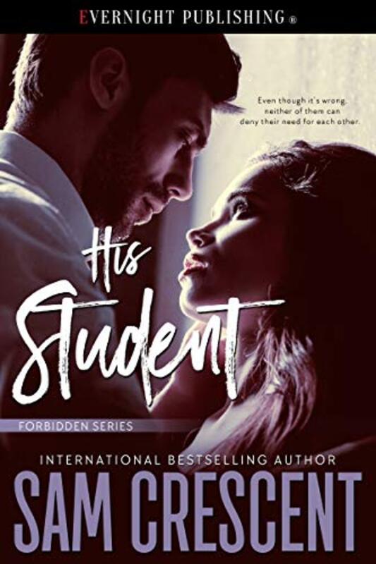 Book cover for "His Student" by Sam Crescent