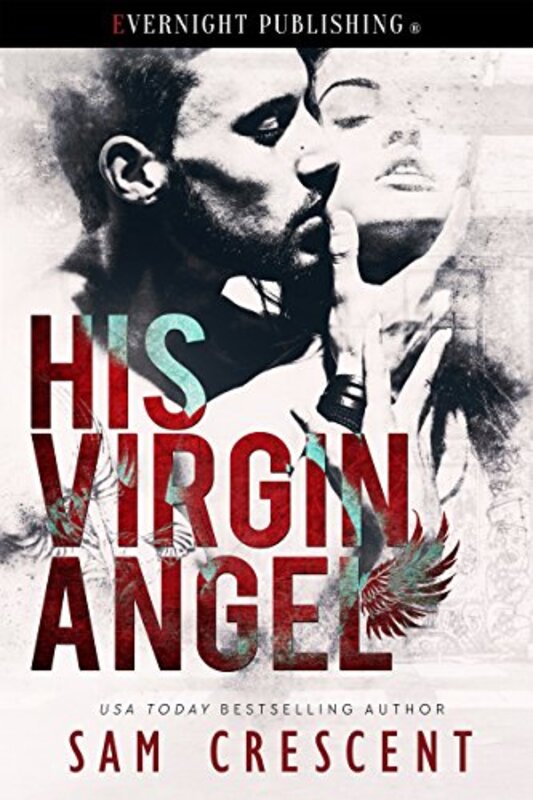 Book cover for "His Virgin Angel" by Sam Crescent
