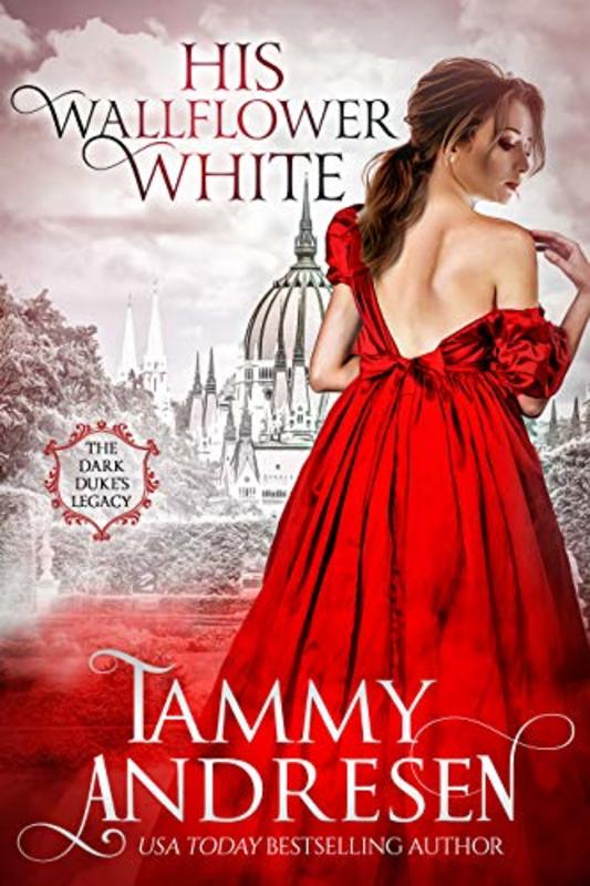 Book cover for "His Wallflower White" by Tammy Andresen