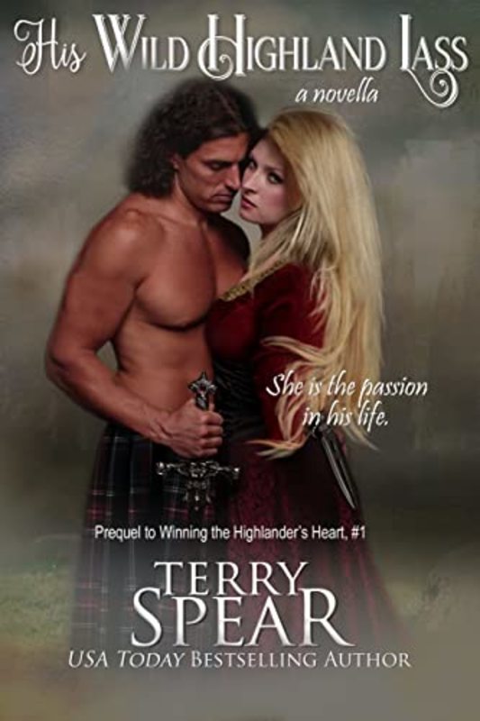 Book cover for "His Wild Highland Lassla" by Terry Spear
