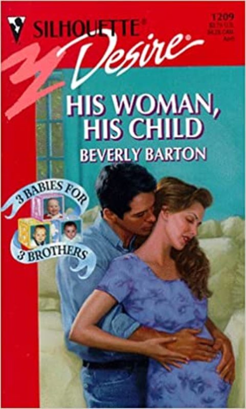 Book cover for "His Woman His Child" by Beverly Barton