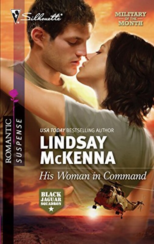 Book cover for "His Woman in Command" by Lindsay McKenna