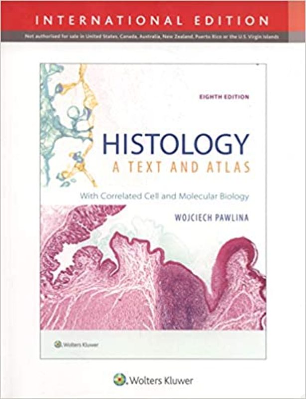 Book cover for "Histology" by Wojciech Pawlina