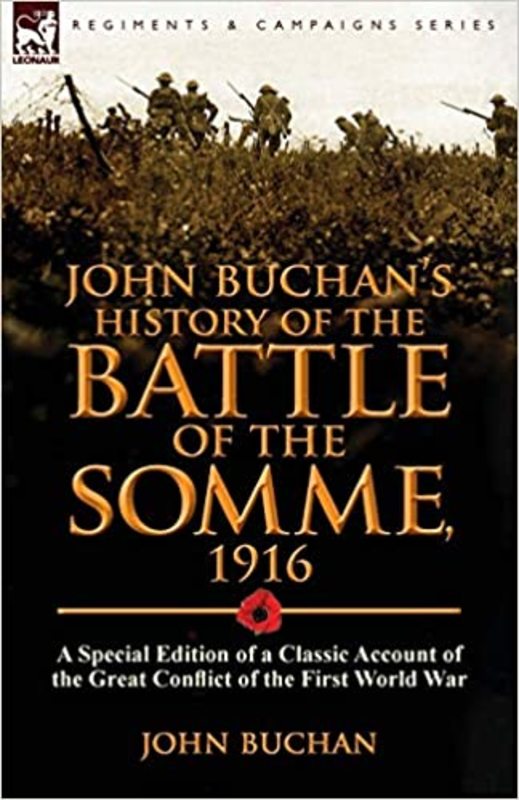 Book cover for "History of the Battle of the Somme 1916" by John Buchan