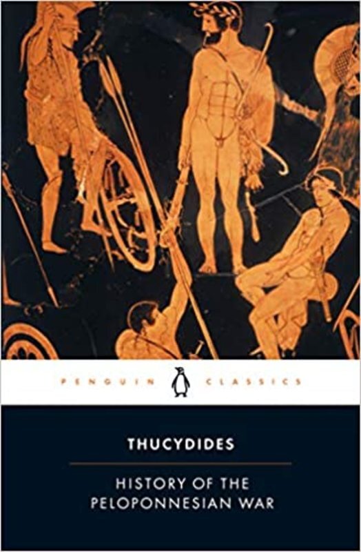 Book cover for "History of the Peloponnesian War" by Thucydides