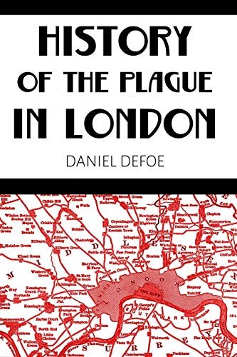 Book cover for "History of the Plague in London" by Daniel Defoe