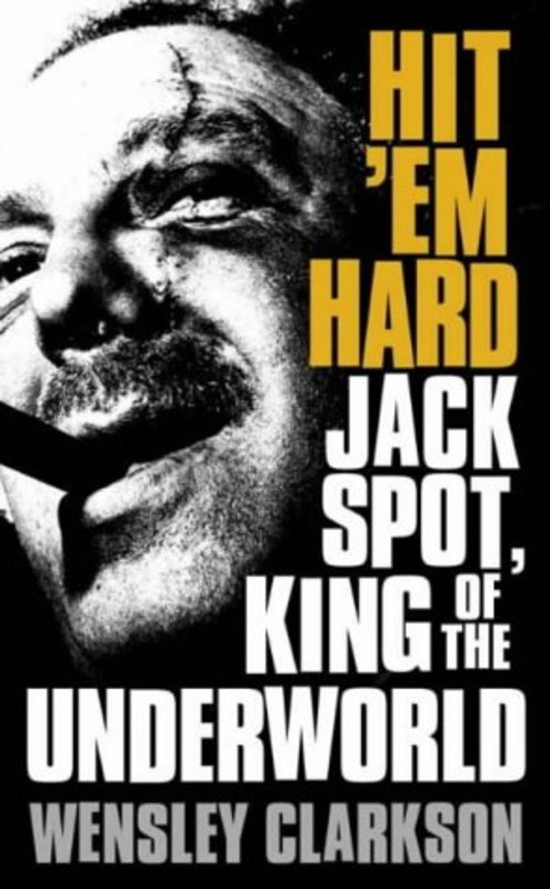 Book cover for "Hit 'Em Hard" by Wensley Clarkson