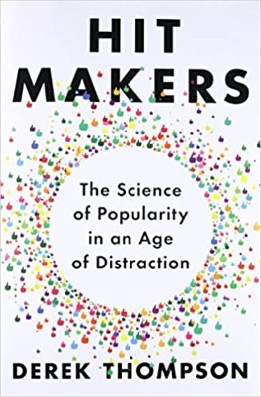 Book cover for "Hit Makers" by Derek Thompson