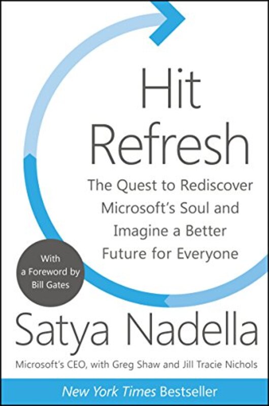 Satya Nadella book cover