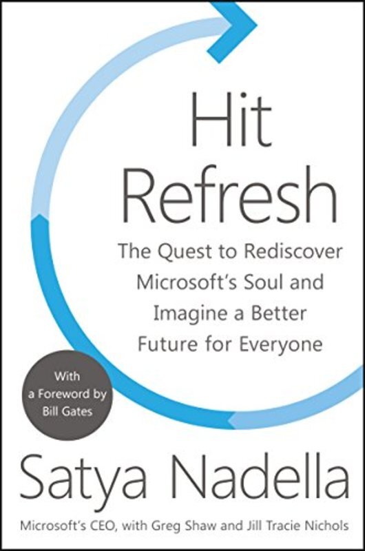 Book cover for "Hit Refresh"