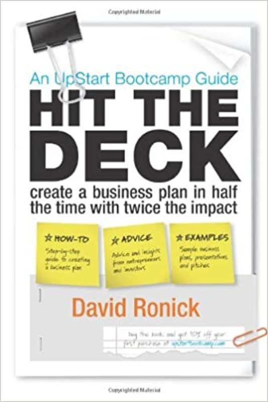 Book cover for "Hit the Deck" by David Ronick