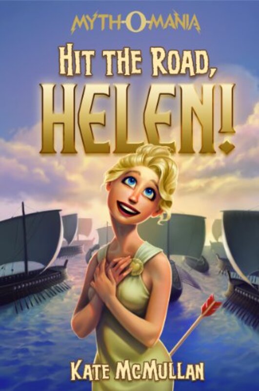 Book cover for "Hit the Road, Helen!" by Kate McMullan